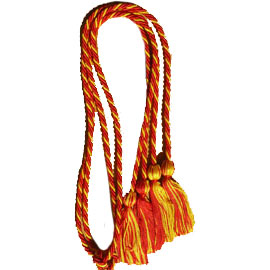 Graduation Cords Intertwined Double Strand