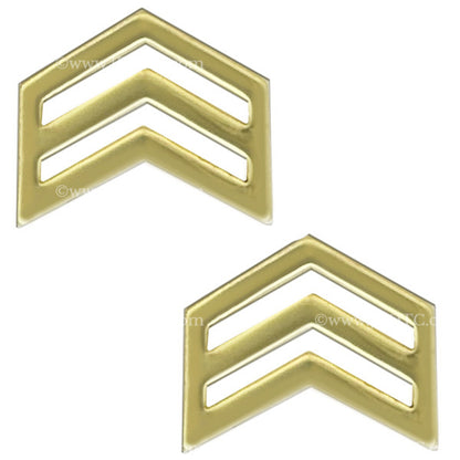 Army Cadet Pin on Rank (Pair)