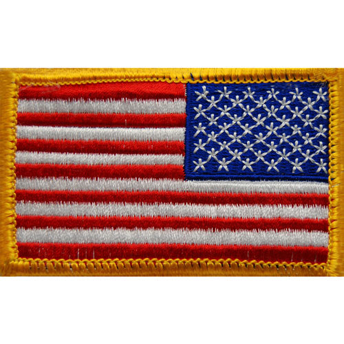 American Flag Reverse Full Color - Hook Back (Each)