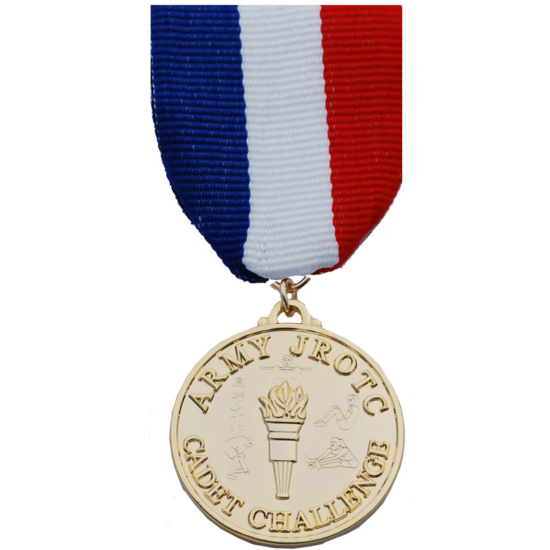 Cadet Command Challenge Medal with neck or chest Drape (Each)