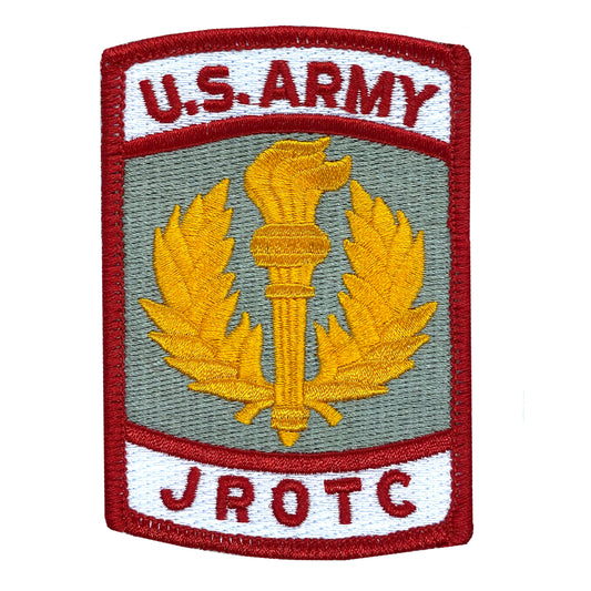 Army JROTC Cloth Patch Color (Hook Back)