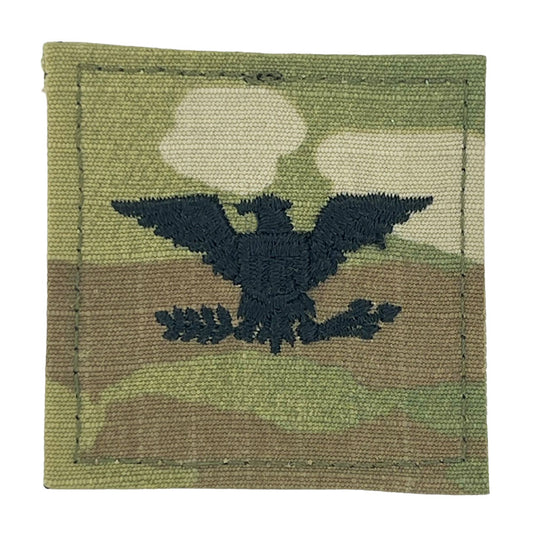 Colonel Army Active Duty OCP Rank (Hook Back)