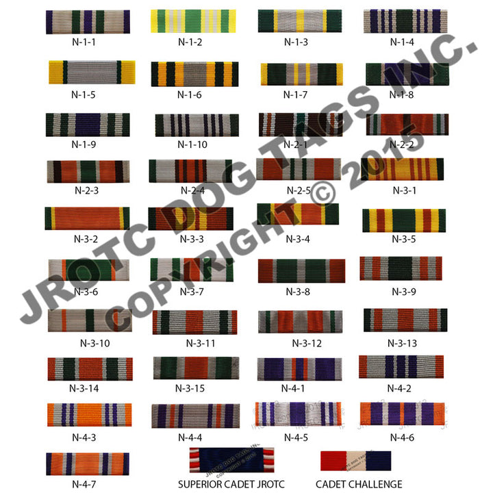 Army Jrotc Rotc Ribbons And Devices