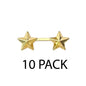 Service Designation Star - Double Star (10 PACK)